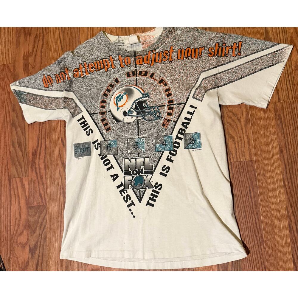 Vintage Miami Dolphins AOP 1996 NFL Size Large